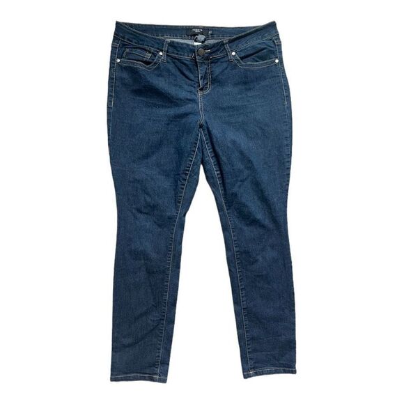 Womens Torrid Classic Skinny Vintage Stretch Dark Wash Jeans - Sz 16 S 16S - Picture 4 of 6